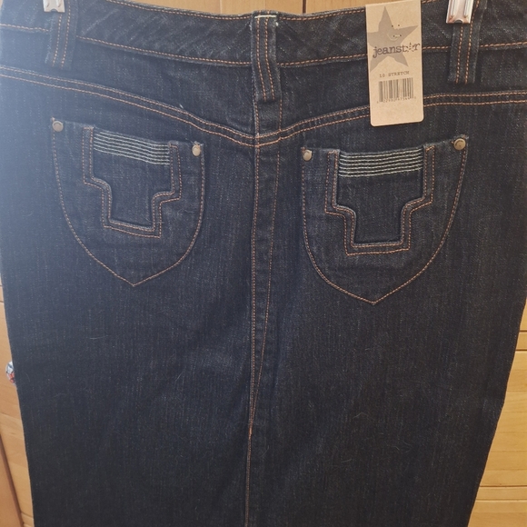 Jean Star Denim Skirt Size 10 - Picture 6 of 7